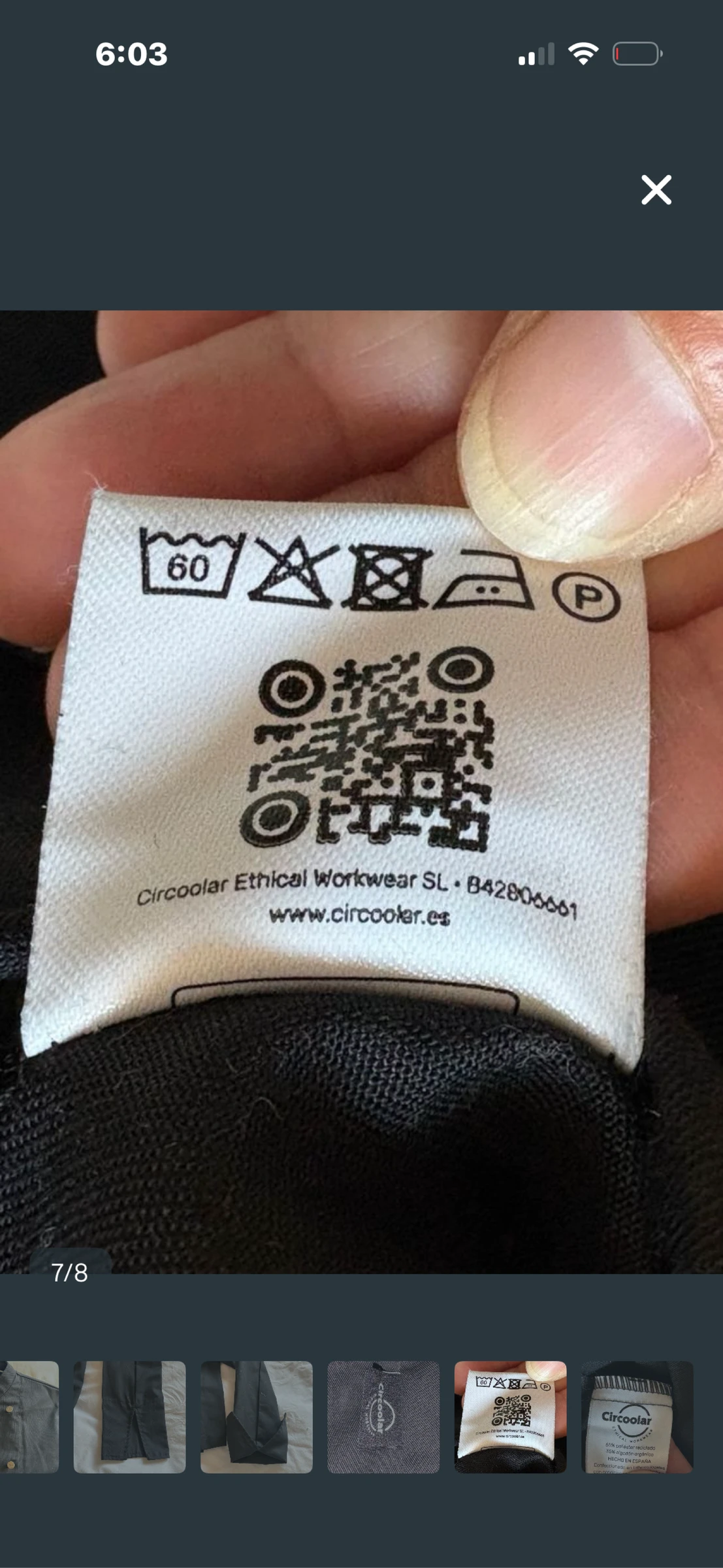Black chef's jacket – photo 6